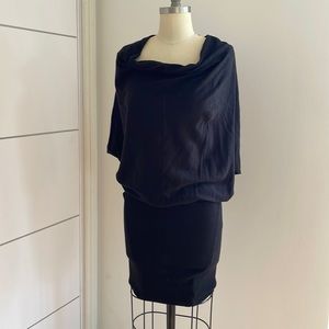 All Saints knit little black dress